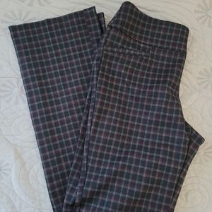 Plaid Women's Work Pants